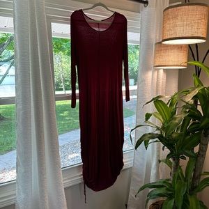 Burgundy Dress